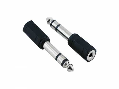 6.3 mm Stereo Erkek - 3.5mm Stereo Dişi Adaptor