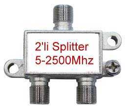 2 Port Uydu Bölücü Splitter 5-2400 Mhz