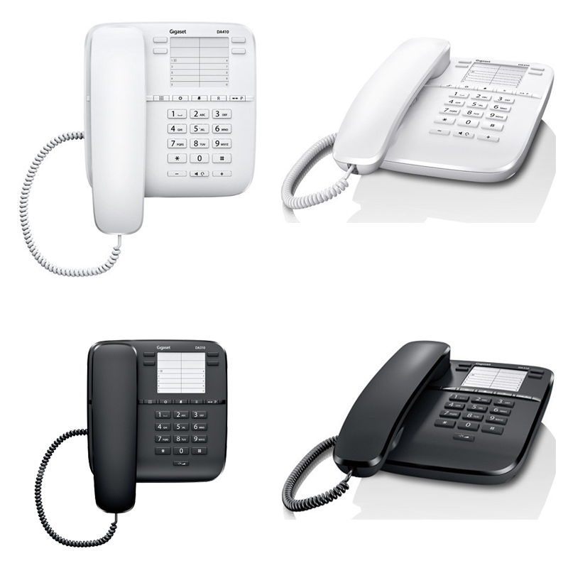 Kablolu Masa Tipi Telefon Siyah & Beyaz